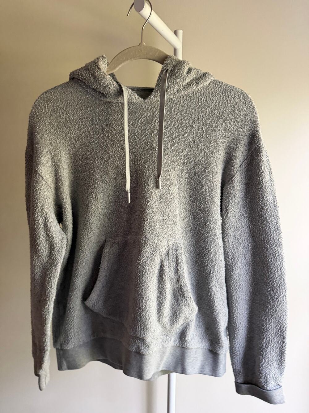Club Monaco Grey Terry Fleece Pullover Hoodie Men's XS